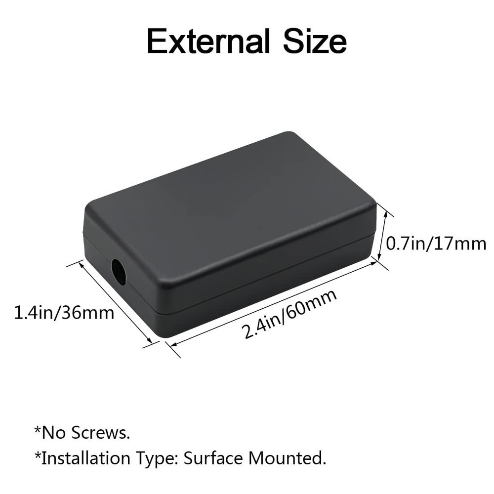 Project Box 10 Pieces ABS Plastic Electrical Project Case Small Junction Box