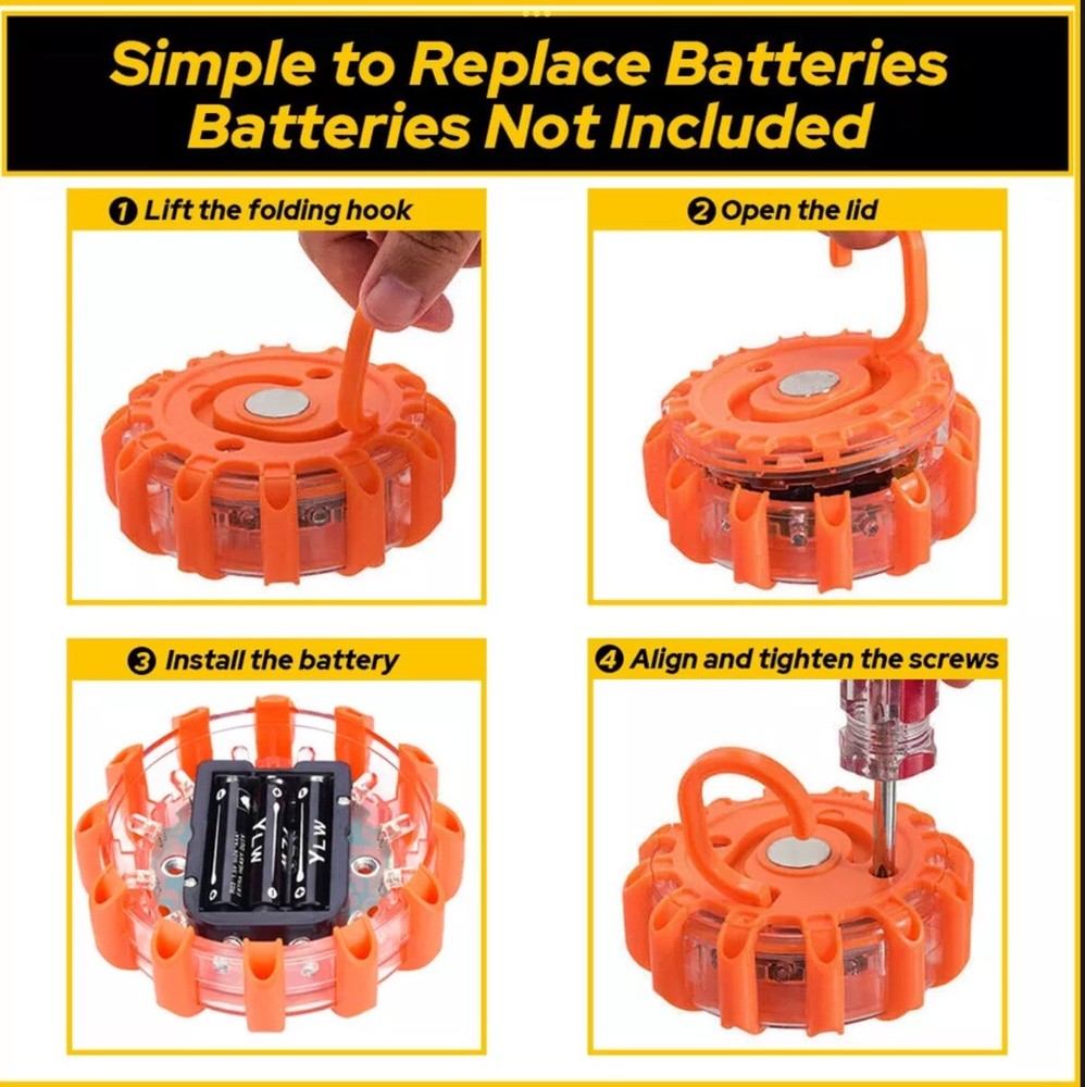STP EMERGENCY DISC LED FLARE