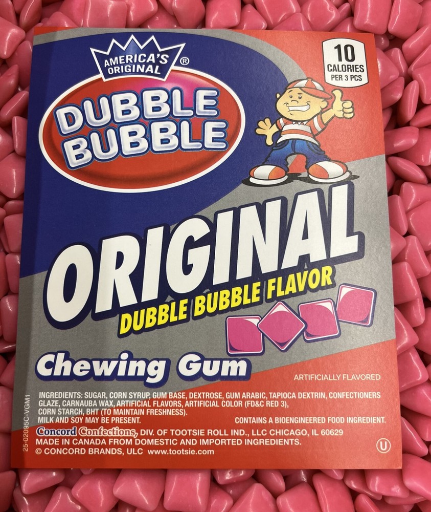 Dubble Bubble Original Chewing Gum 1 Pound