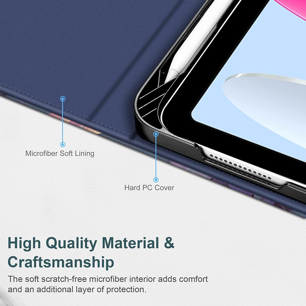 For iPad 10th Gen 10.9" (2022) Multi-Angle Viewing Protective Stand Case Cover