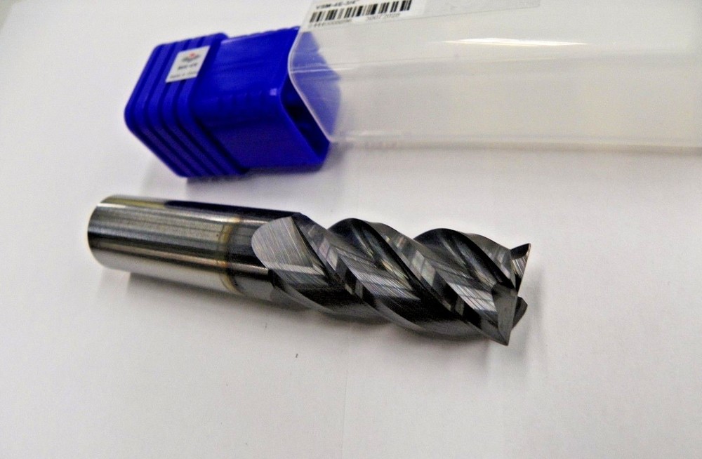 ZCC-CT 3/4" SOLID CARBIDE VARIABLE HELIX ALTiN COATED END MILL VSM-4E-3/4   C176