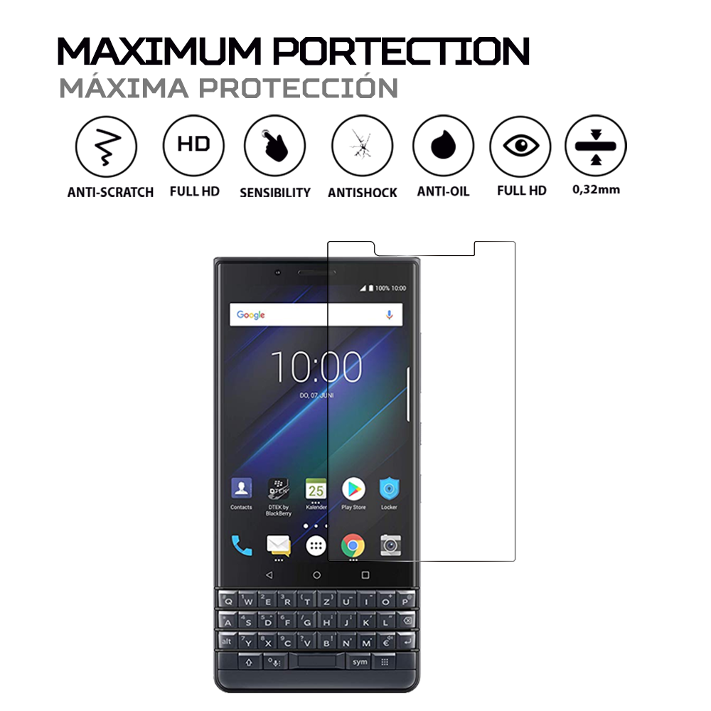ANTISHOCK Screen protector for Blackberry Key2 le