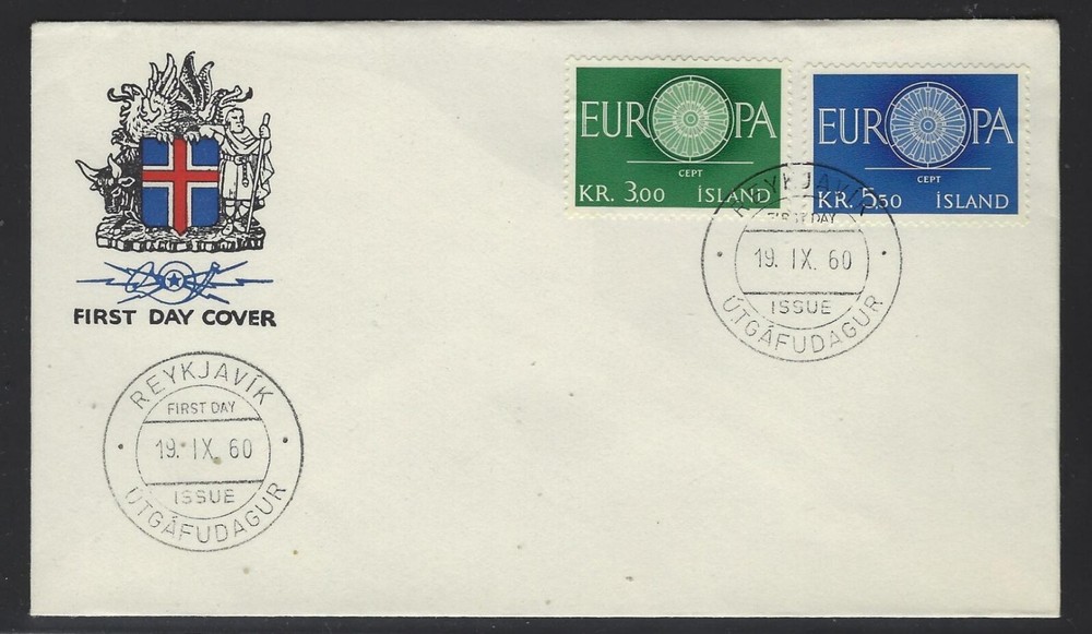 1960-1966 Iceland EUROPA First Day Covers - 6 different