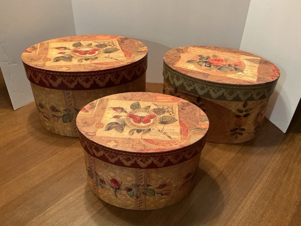 Nesting Boxes with Lids 13 x 10 x8 inches