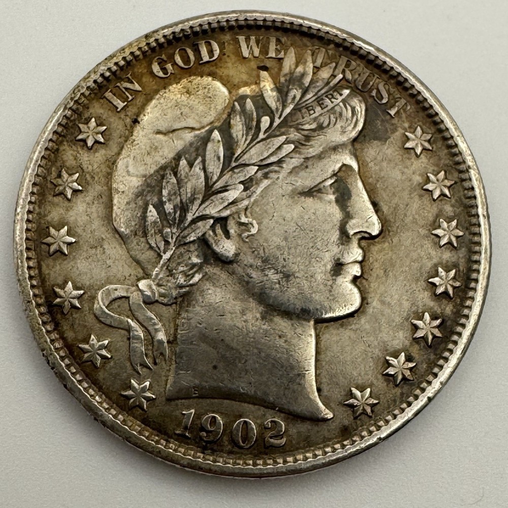 1902 Barber Half Dollar 50c FULL LIBERTY HIGH GRADE