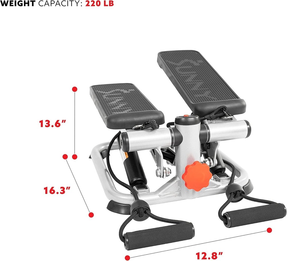 Versatile 2-in-1 Stepper Machine - Adjustable Resistance & User-Friendly Design