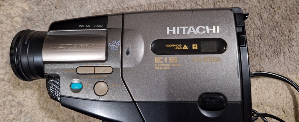 Hitachi VM e58A video camera Read Please