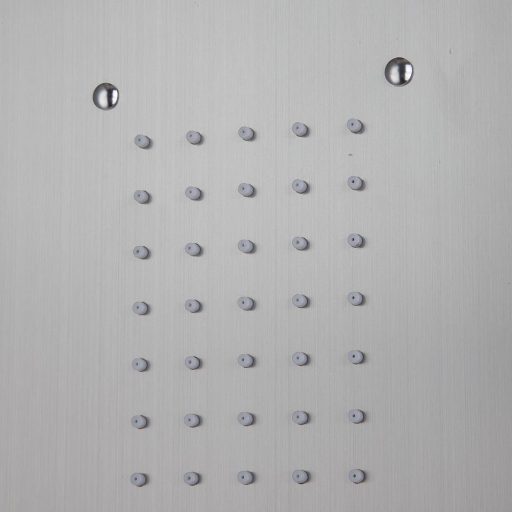 Nickel Bath Multi Function Shower Panel With Handshower Spary Wall Mounted