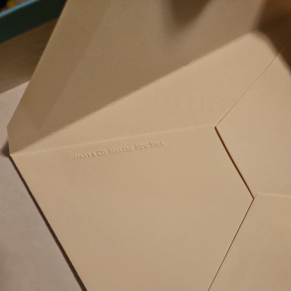 Tiffany & Co Vintage Envelopes 2 Boxes