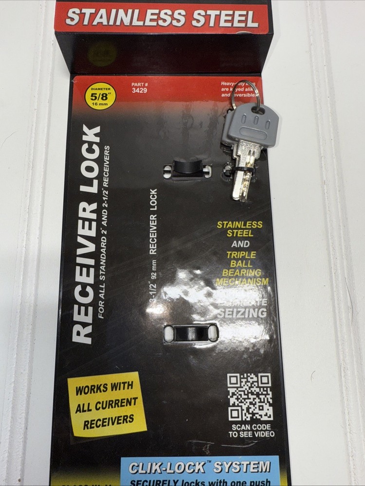 Andersen 3429 5/8" Receiver Lock - NEW