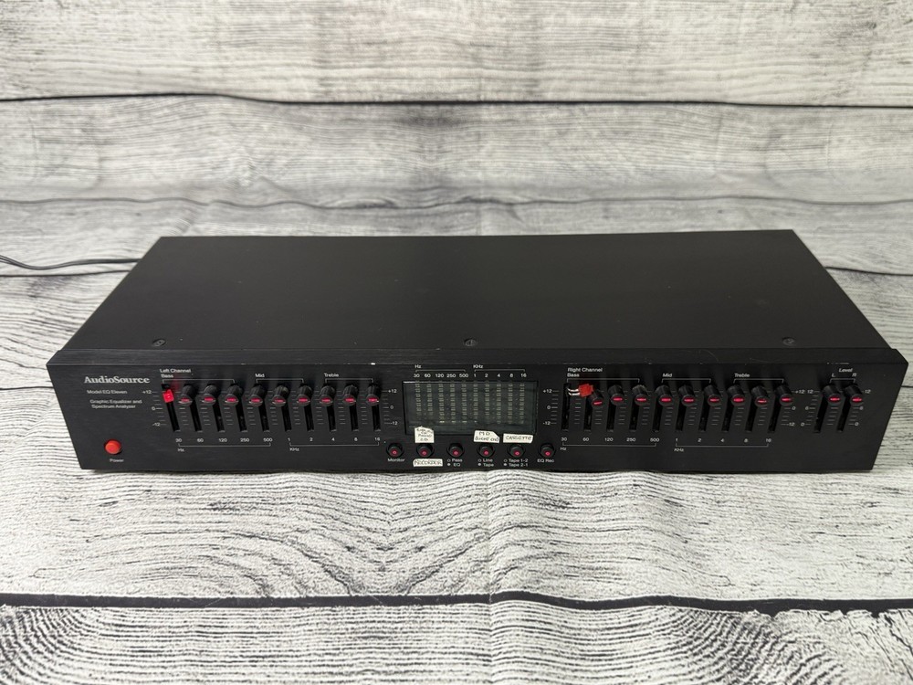 AudioSource EQ Eleven 10 Band Graphic Equalizer UNTESTED READ