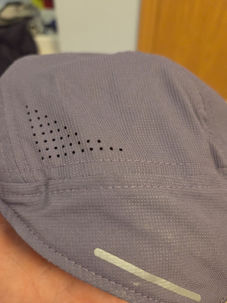 Adidas Aeroready Strapback Running Golf 5 Panel Cap Lavender Active Polyester