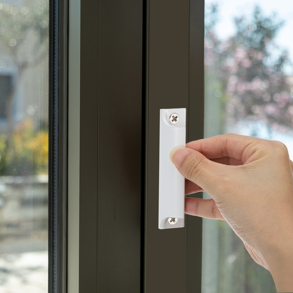 2Pcs Window Sash Lift Handle 3" Hole Center Drawer Push Pull Handle Black