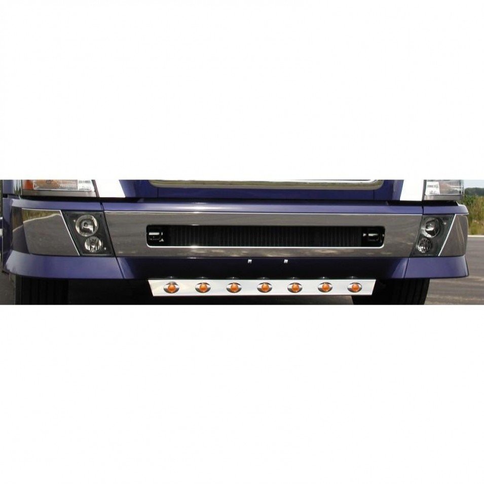 2003 Volvo Chrome Plastic VN Front Center Bumper Trim