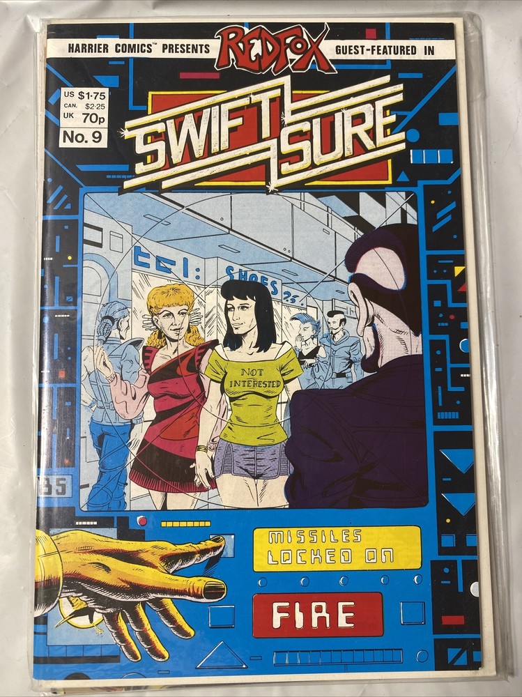 Swift Sure #9 Harrier Comics July 1986