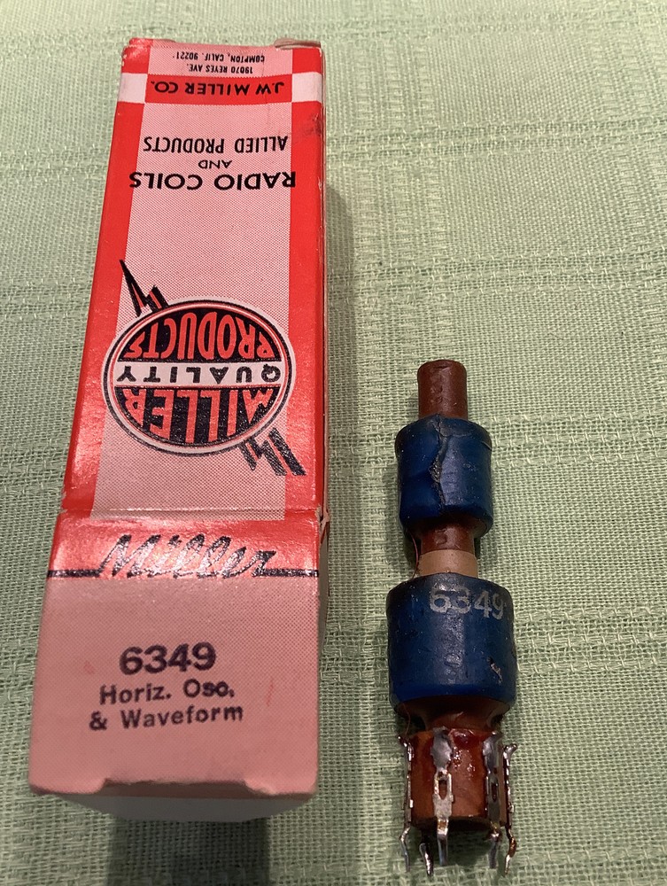 miller 6349 television horizontal oscillator and waveform