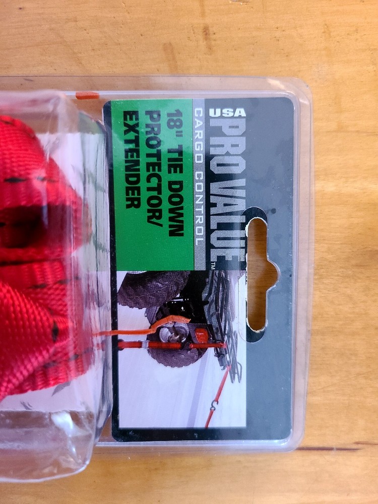 NOS Vintage Pro Value Cargo Control 18" Tie Down Protector/Extender #515320 -NEW