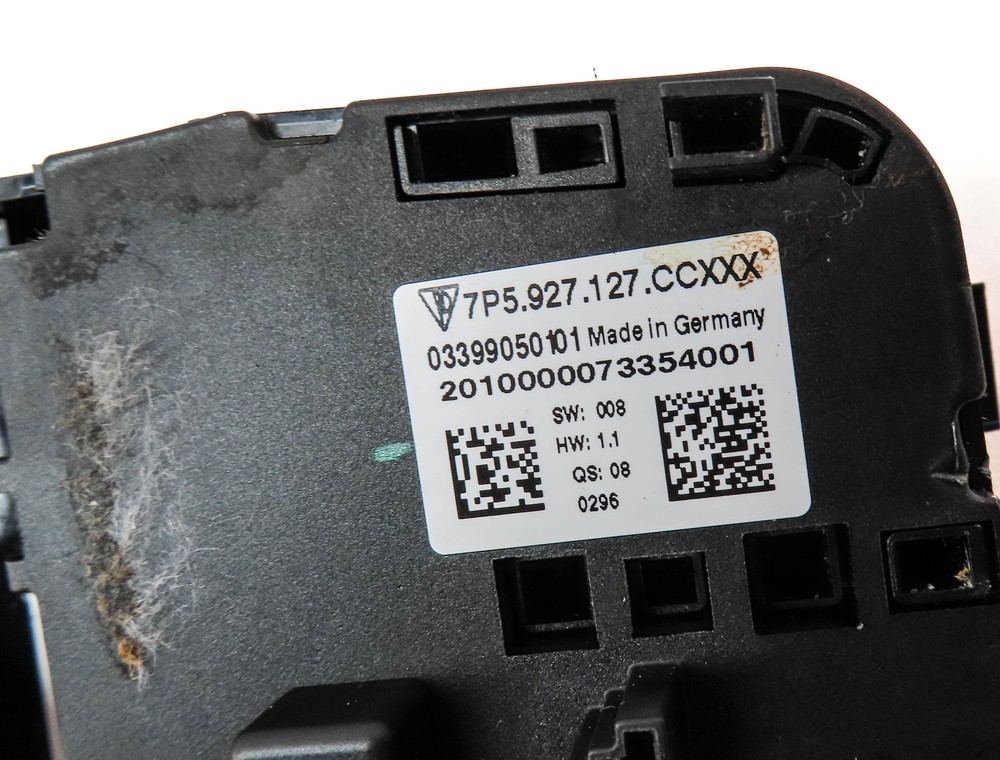 2011 PORSCHE CAYENNE HYBRID (958) TERRAIN TRACTION CONTROL SWITCH BUTTON PANEL
