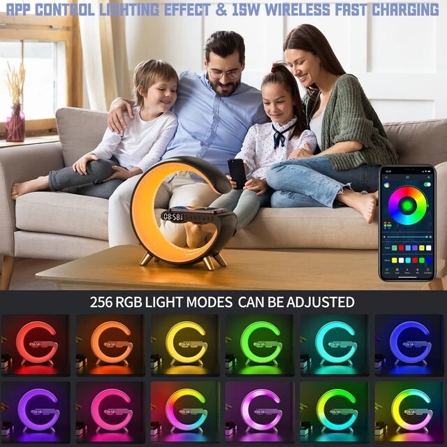 led night light wireless charging