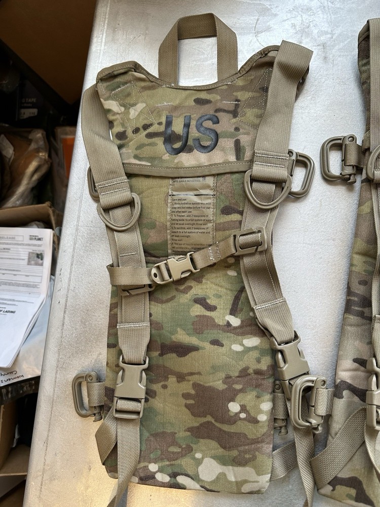 USGI Army EUC OCP Multicam Molle II Hydration System Carrier Backpack No Bladder