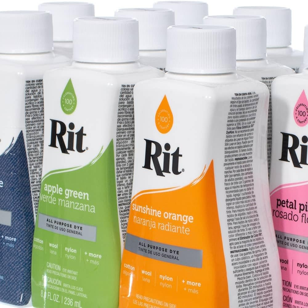 8 Oz Liquid Fabric Dye for Clothing Craft Projects Tie Dye Techniques