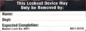 Master Lock 8611-05701 Lockout Device W/ Adjustable Cable 4 Port