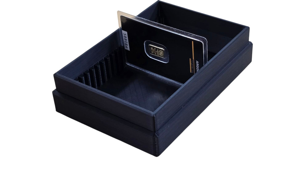 Premium Gold Bullion Card Storage Box