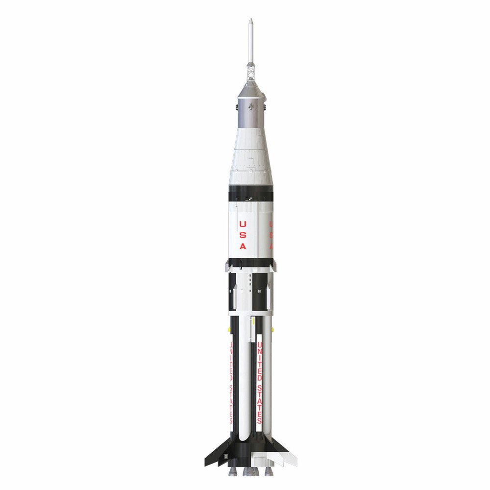 New Estes 7251 Saturn 1B SA-206 Model Rocket Kit Skill Level Master EST7251