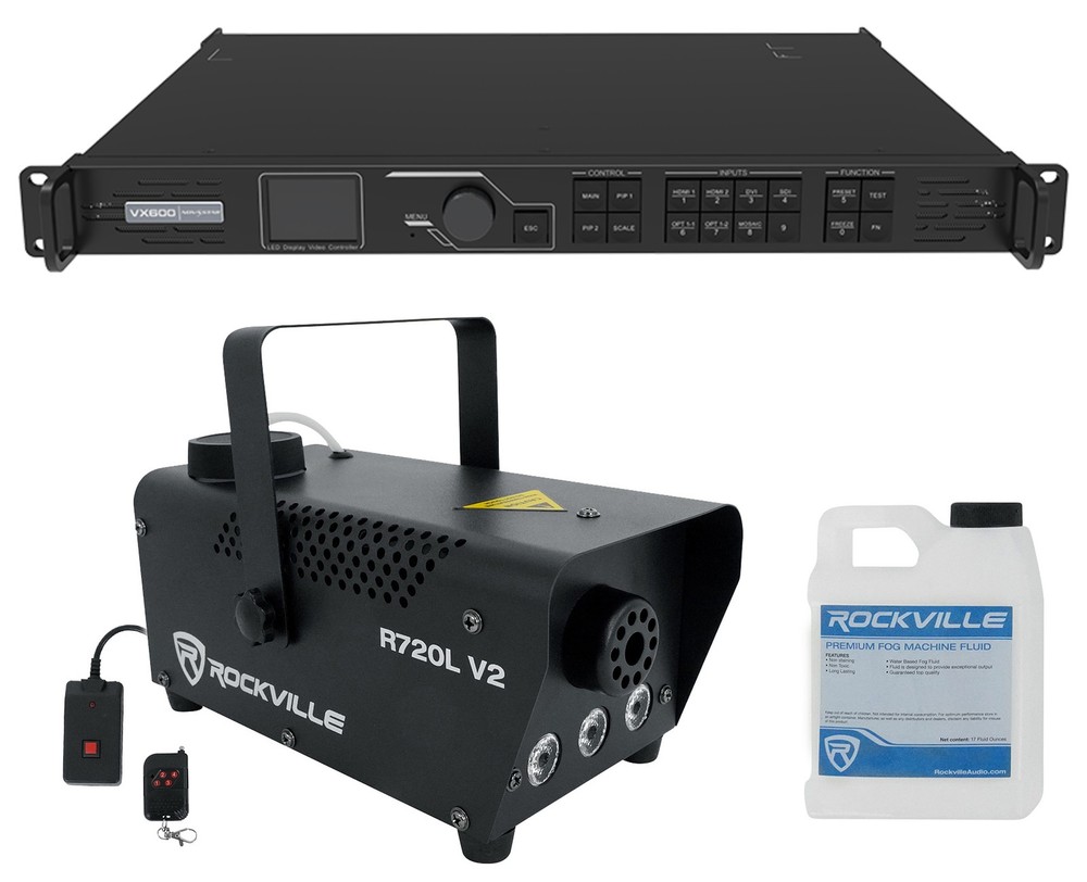 Novastar VX600 LED Display Video Processor Controller, 6 Ethernet Outputs+Fogger