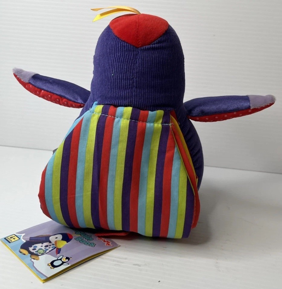 SoftPlay Read & Discover Penguin Book Plush 2008