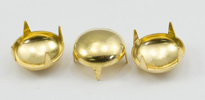 9mm Gold Pearl Stud 4 Prongs Non Rusting - 75 PCS