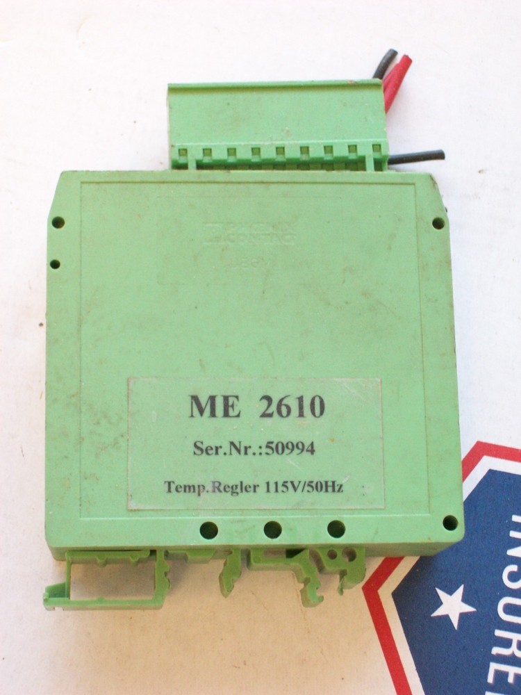 PHOENIX CONTACT ME 2610 TEMPERATURE REGULATOR