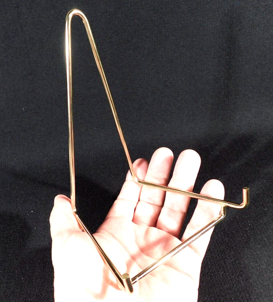 Easel Display Stand Metal Large Size Gold Color