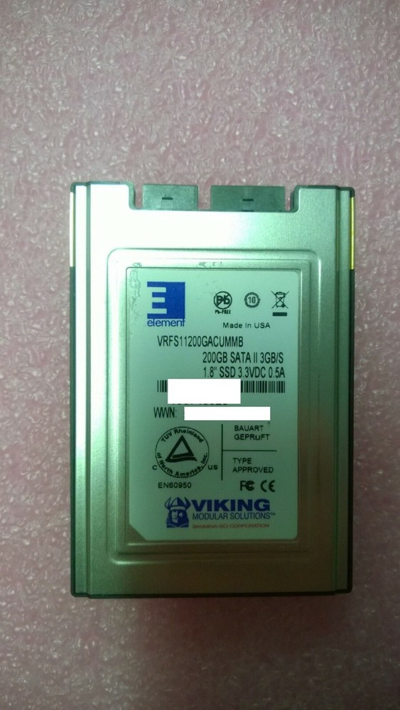 VIKING VRFS11100GACSM 200GB 1.8" Solid State Drive