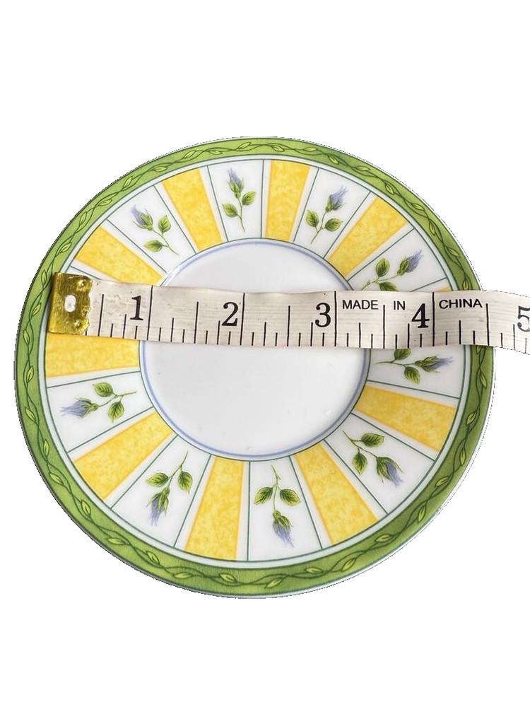 Studio Nova saucer "Tea Rose" Green/Yellow