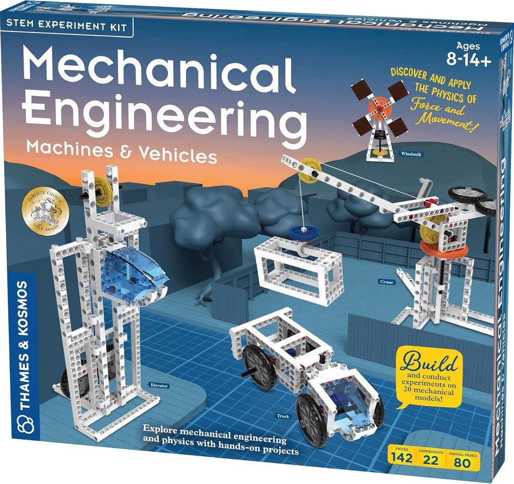 STEM Mechanical Engineering Kit for Building Machines & Vehicles Projects