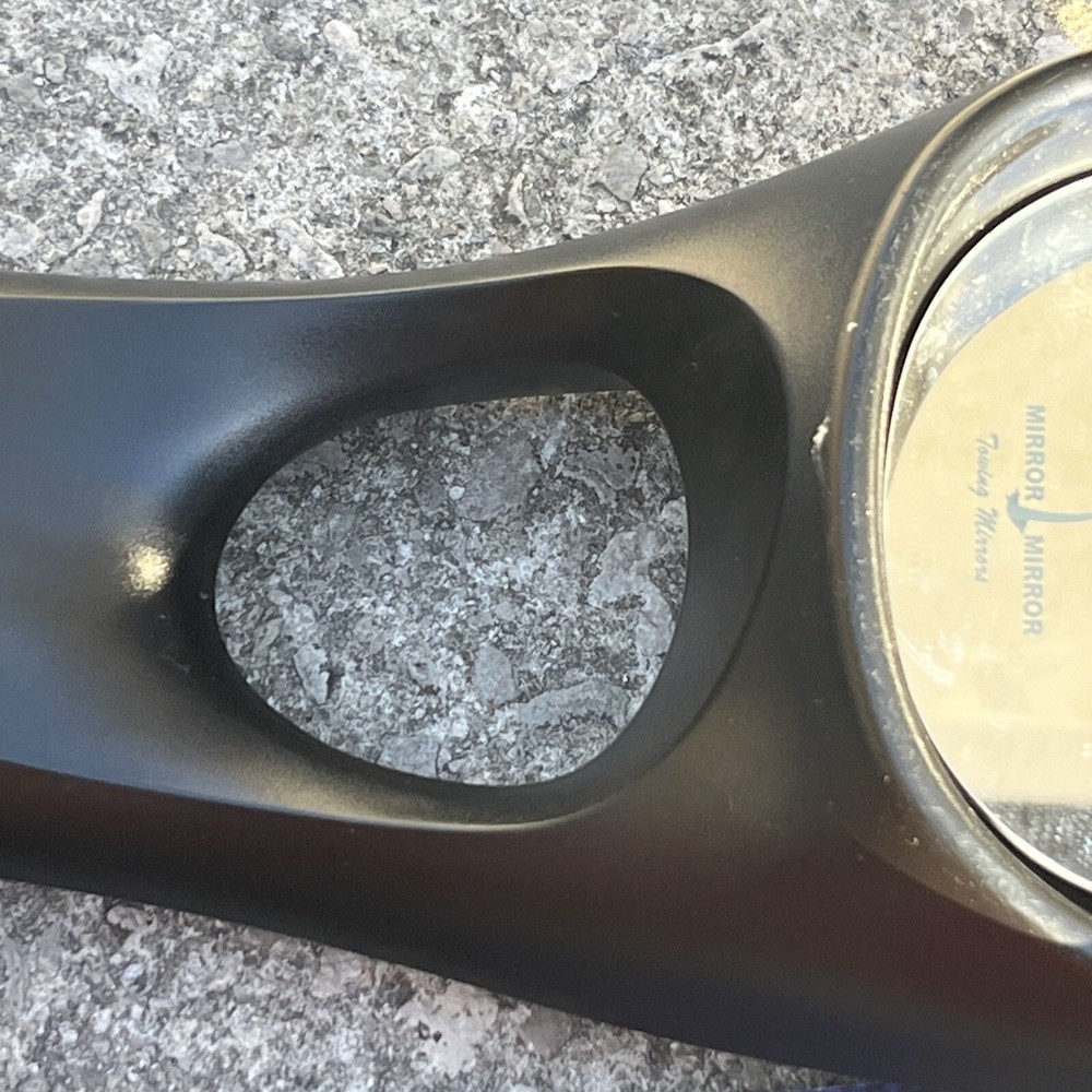 CIPA Universal Towing Mirrors (2) Both Fit Left Or Right Side No Tools Required