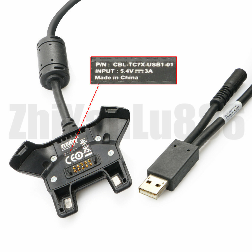 USB Client Comm&Power Cable Charging for Zebra TC70 TC75 replace CBLTC7X-USB1-01