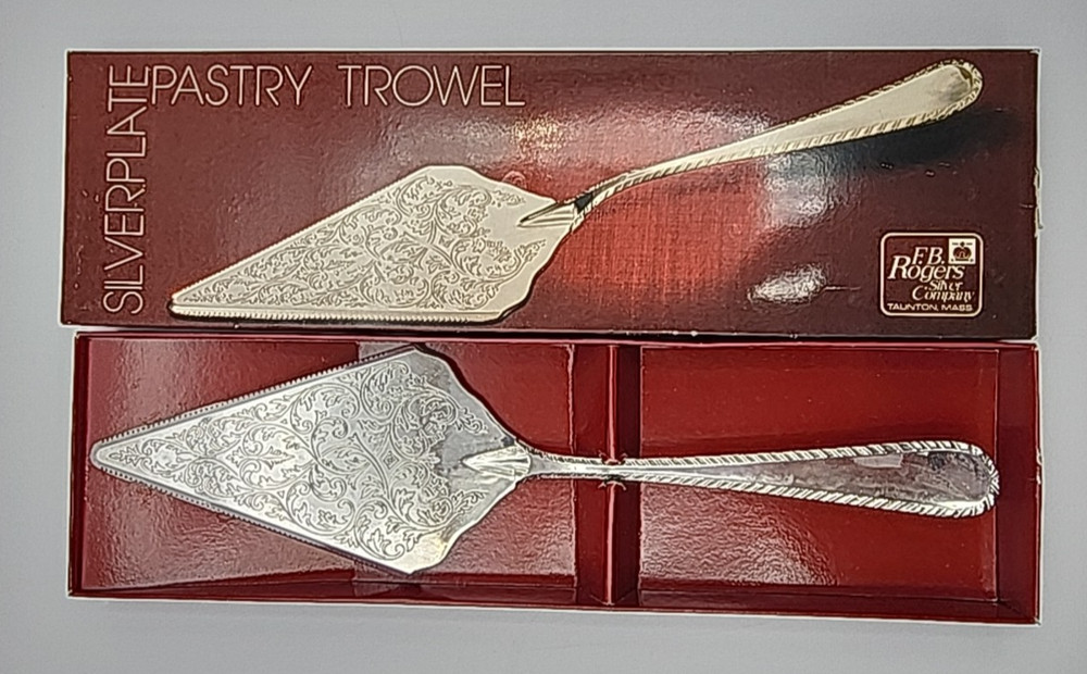 F.B. Rogers Cake Server Silverplated Pastry Trowel