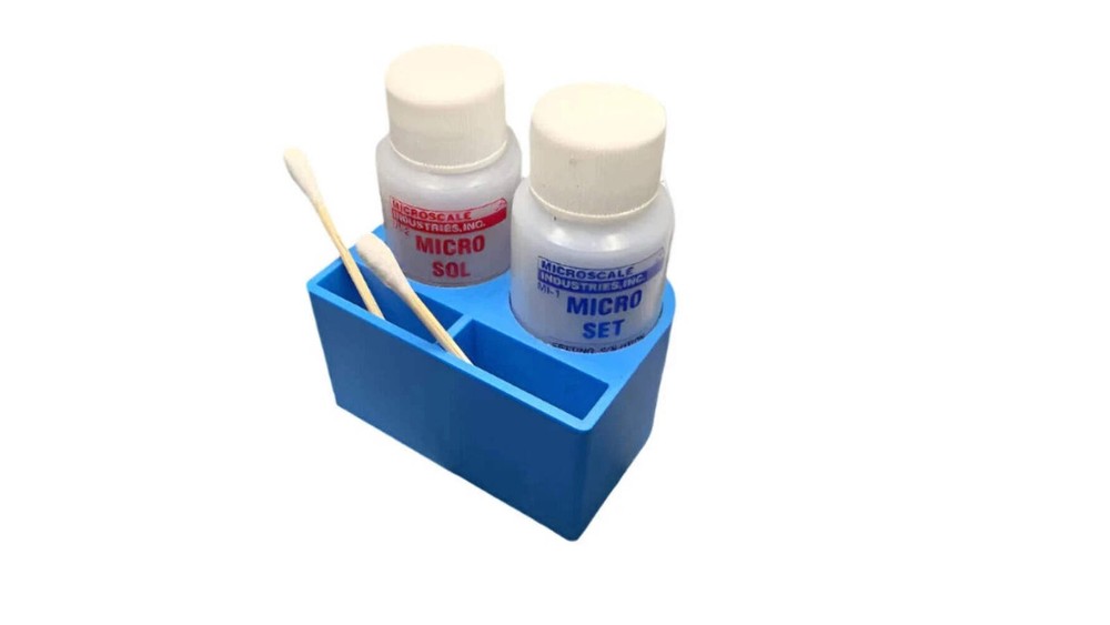 Bottle holder for Microscale decal solutions