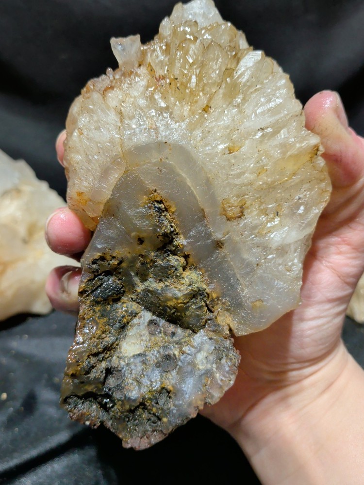 Moss Agate Crystalized Specimen Unpolished (1lb 13oz)