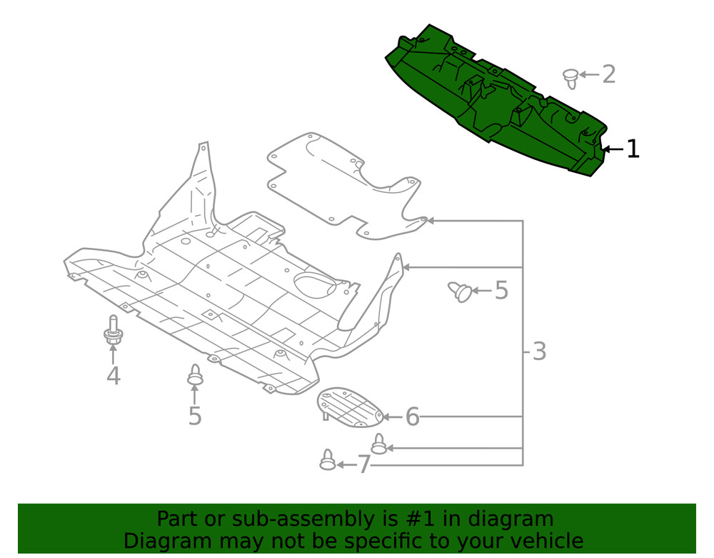 Genuine Subaru Sight Shield 91165SJ030