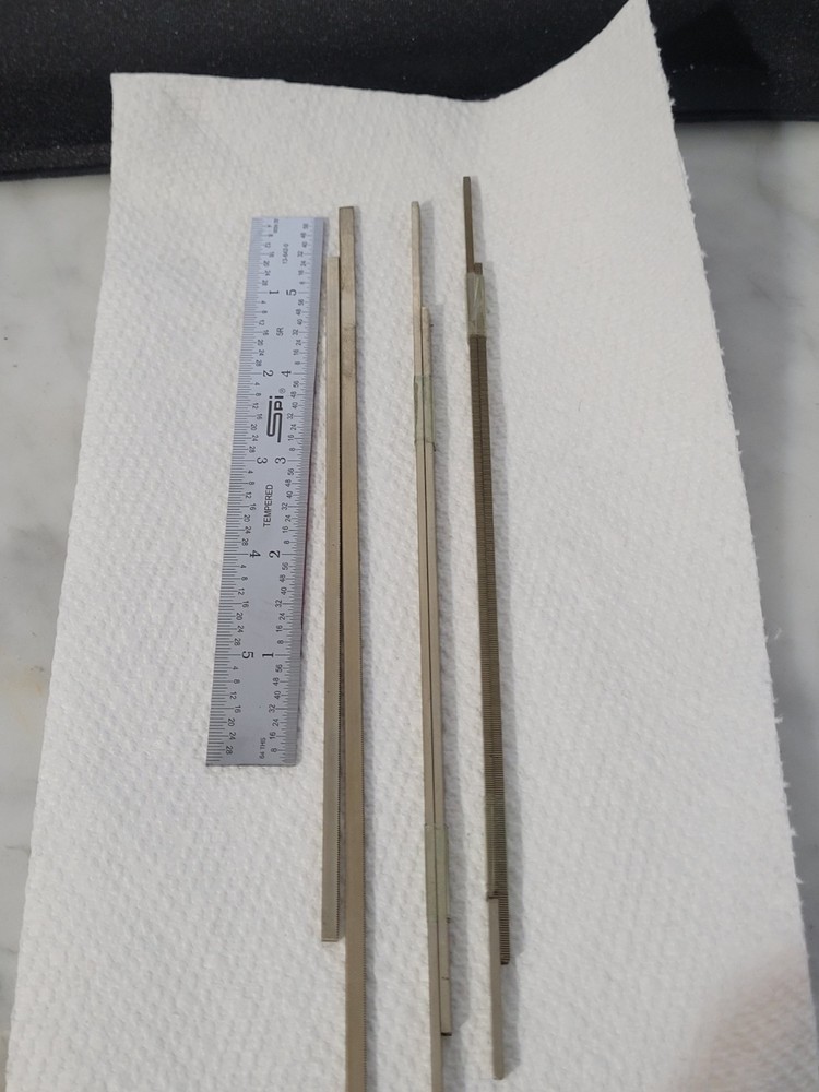 Fowler Dial Caliper depth bar replacement parts. 6 pieces