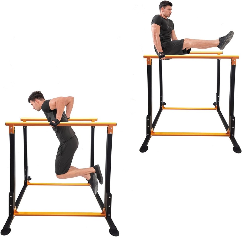 Heavy-Duty 600 LBS Multi-Function Dip Station for Home Gym - Dips, Pull-Ups