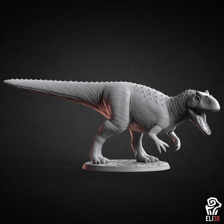 Allosaurus Dinosaur D&D Roleplaying Dungeons & Dragons Miniature