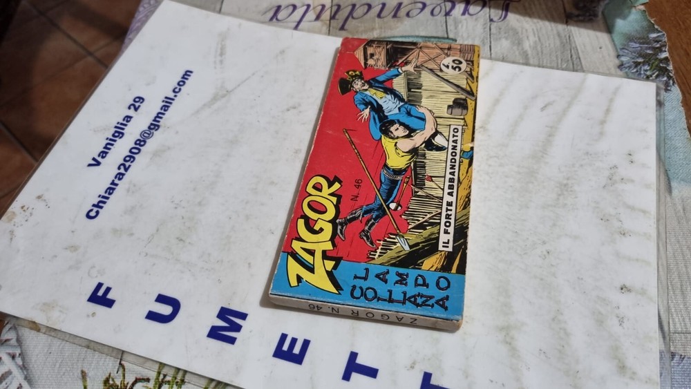 ZAGOR ORIGINAL STRIP 3RD THIRD SERIES NO. 46 EXCELLENT