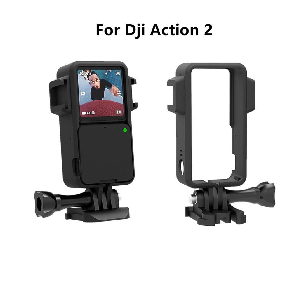 Anti-Shock Camera Protective Frame Shell With Base For Dji Osmo Action 2 D