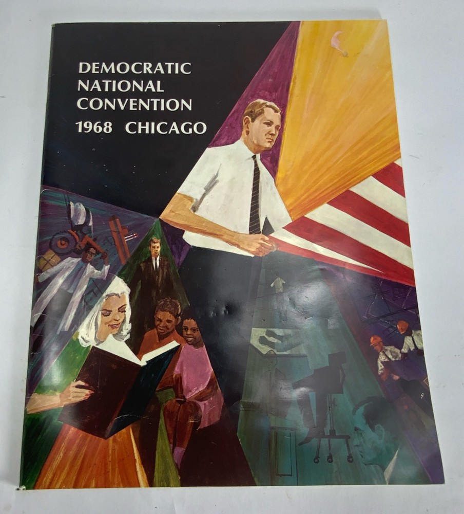 1968 VINTAGE Chicago Democratic convention program & Archive