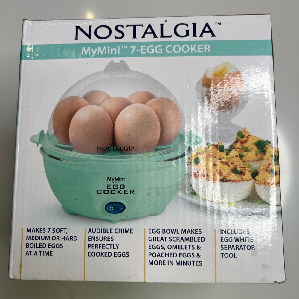Egg Cooker With Egg Display Dishes Nostalgia Brand
