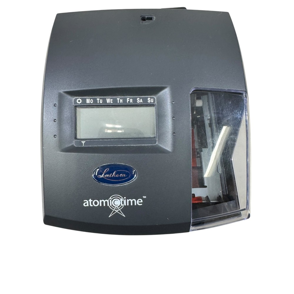 Lathem AtomicTime 1500E Employee Time Clock Punch Card Recorder System